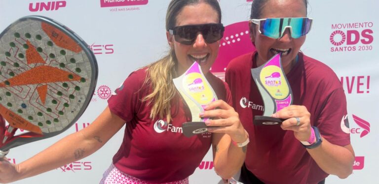 Santos Open Beach Tennis: Sucesso do Outubro Rosa na Praia do Gonzaga Imagem do artigo