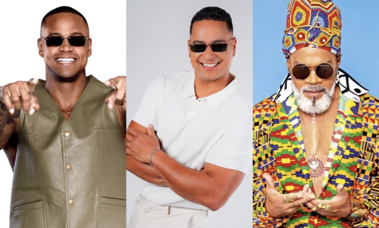 Enxaguada de Yemanjá: Léo Santana e Xanddy Brilham no Show de Carlinhos Brown Enxaguada de Yemanjá: Léo Santana e Xanddy Brilham no Show de Carlinhos Brown