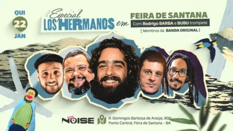 Feira de Santana Recebe Show Imperdível com Integrantes Originais do Los Hermanos