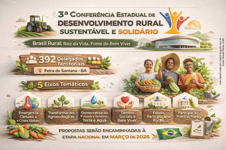 Feira de Santana Sedia Conferência sobre Desenvolvimento Rural Sustentável e Agroecologia