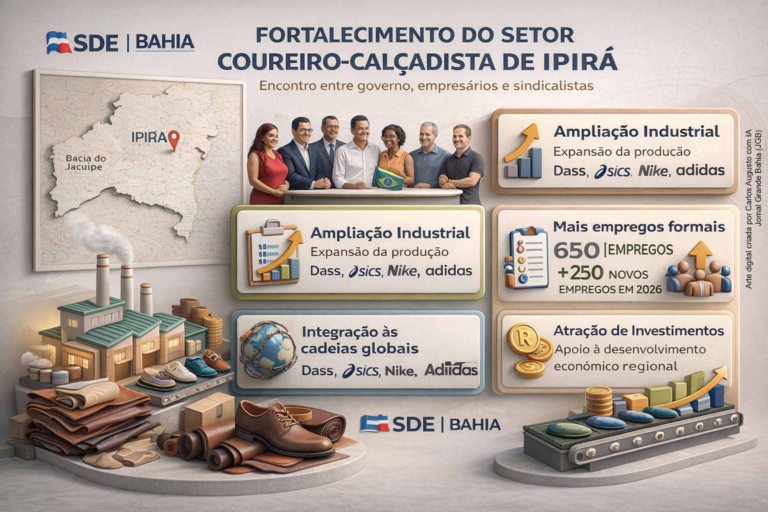 Fortalecimento do Setor Coureiro-Calçadista em Ipirá: SDE Bahia Promove Diálogo Estratégico