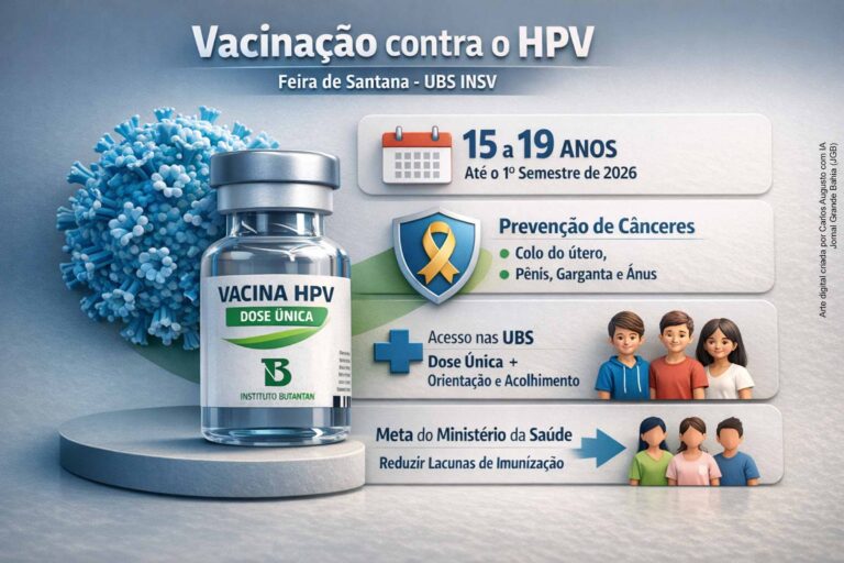 Vacinação contra o HPV em Feira de Santana: Medida Ampliada para Jovens até 19 Anos