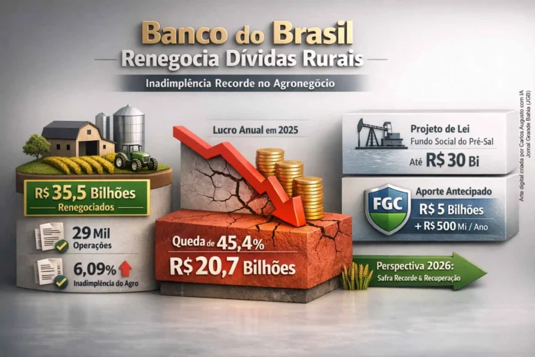 Banco do Brasil Renegocia R$ 35,5 Bilhões em Dívidas Rurais em Meio à Crise de Inadimplência