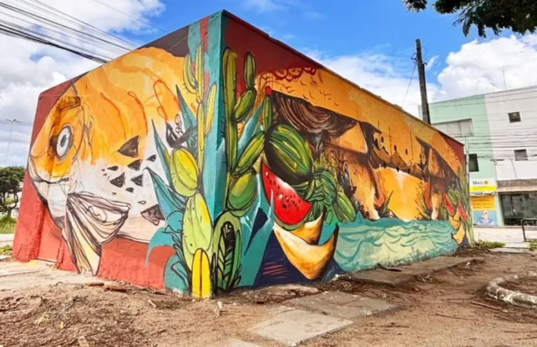 Cultura Popular em Destaque: Painel Valorizando Feirantes em Feira de Santana