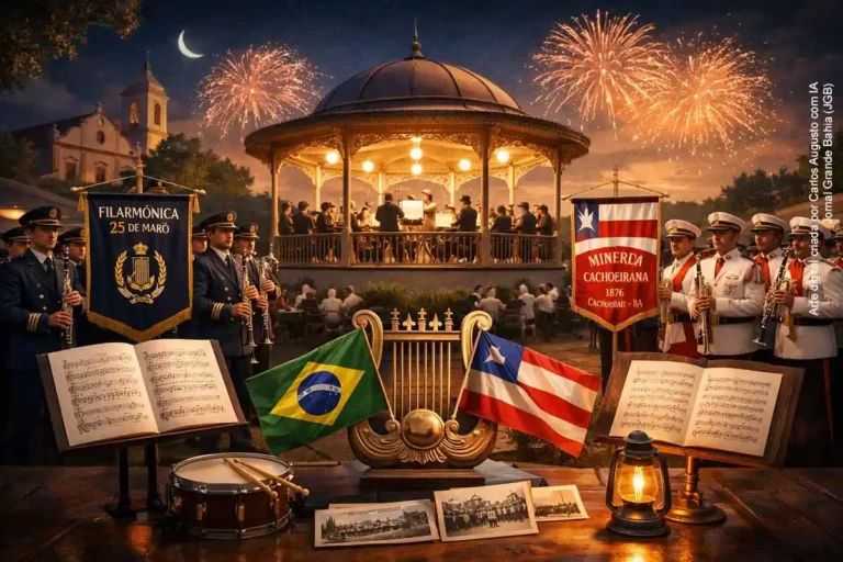 Filarmônica 25 de Março Recebe Minerva Cachoeirana em Nova Edição do Projeto Retreta