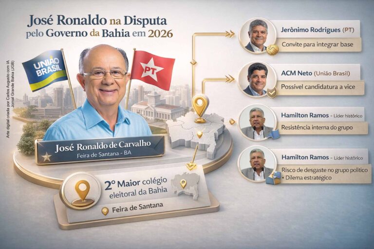 José Ronaldo, Prefeito de Feira de Santana, Ganha Destaque nas Articulações para 2026