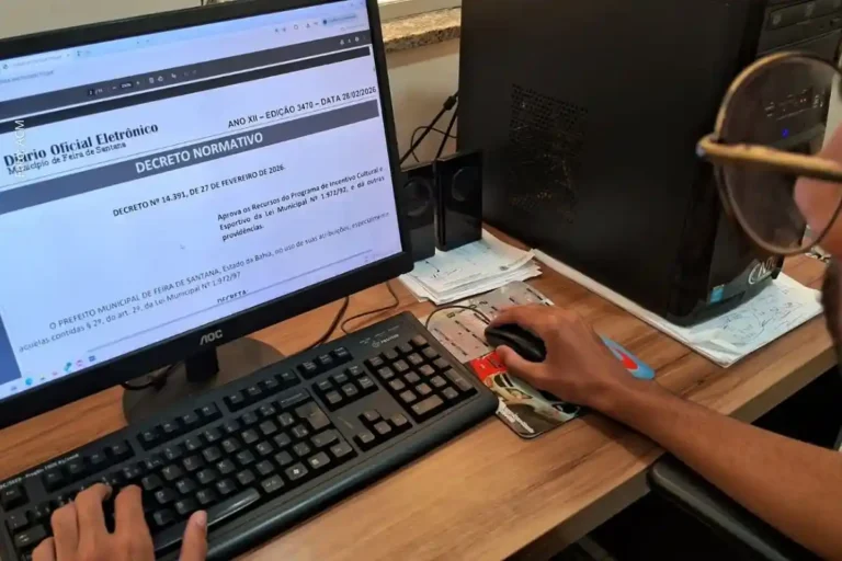 Feira de Santana: R$ 1,16 milhão para Pro-Cultura/Esporte em 2026 graças ao ISS Feira de Santana: R$ 1,16 milhão para Pro-Cultura/Esporte em 2026 graças ao ISS