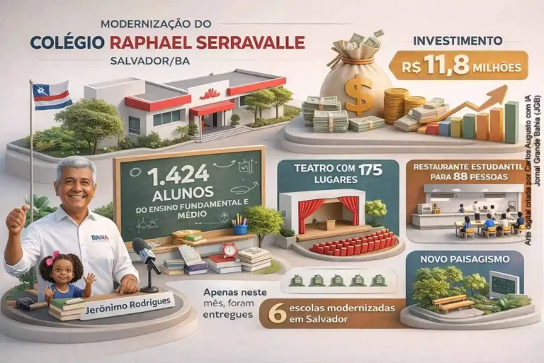 Inauguração do Colégio Raphael Serravalle: R$ 11,8 milhões em Modernização na Educação em Salvador