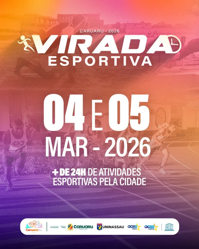 Virada Esportiva em Caruaru: Mais de 24 Horas de Atividades Gratuitas e Inclusivas Virada Esportiva em Caruaru: Mais de 24 Horas de Atividades Gratuitas e Inclusivas