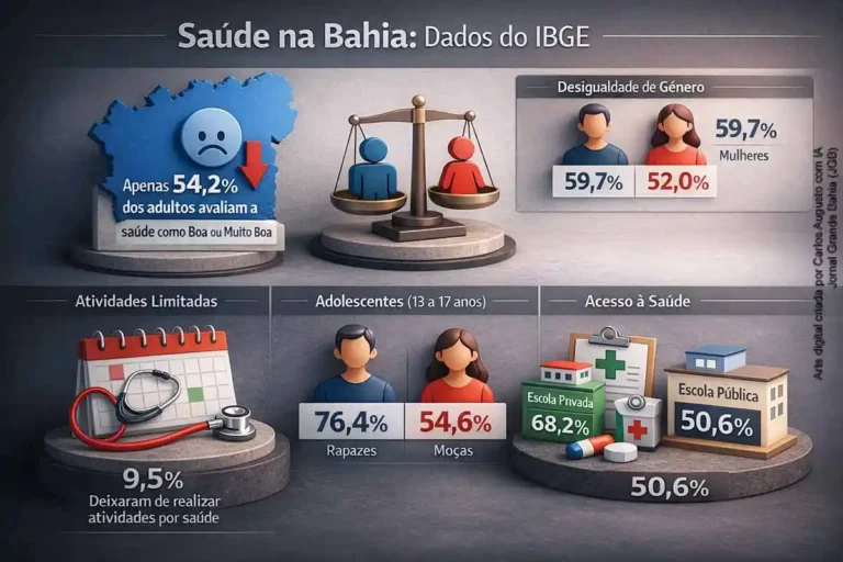 Bahia: Dentre os Piores Índices de Saúde do Brasil, IBGE Revela Desigualdades Alarmantes