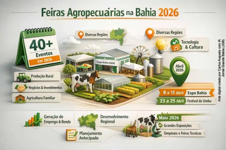 Bahia Progride no Agronegócio em 2026 com Mais de 40 Feiras e Exposições Bahia Progride no Agronegócio em 2026 com Mais de 40 Feiras e Exposições