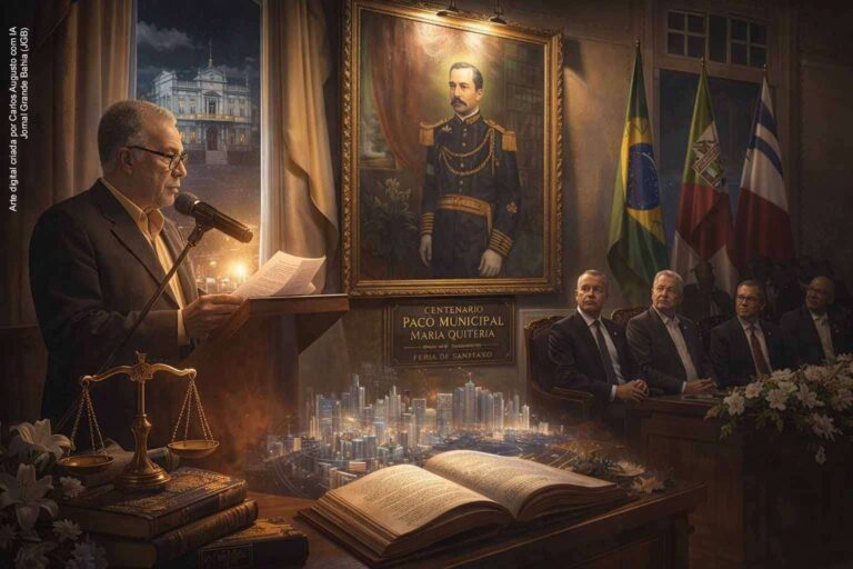 Centenário do Paço Municipal: Carlos Brito ressalta memória e compromisso com o futuro de Feira de Santana Centenário do Paço Municipal: Carlos Brito ressalta memória e compromisso com o futuro de Feira de S