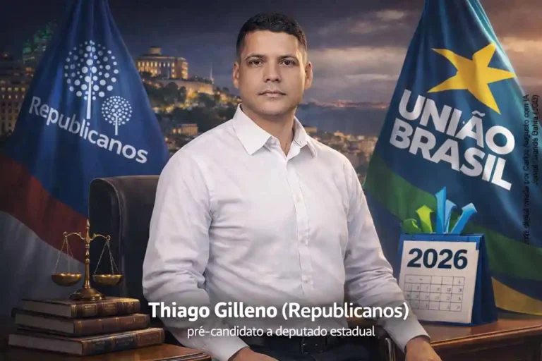 Dr. Thiago Gilleno Troca PSD pelo Republicanos e Se Alinha a ACM Neto para 2026 Dr. Thiago Gilleno Troca PSD pelo Republicanos e Se Alinha a ACM Neto para 2026