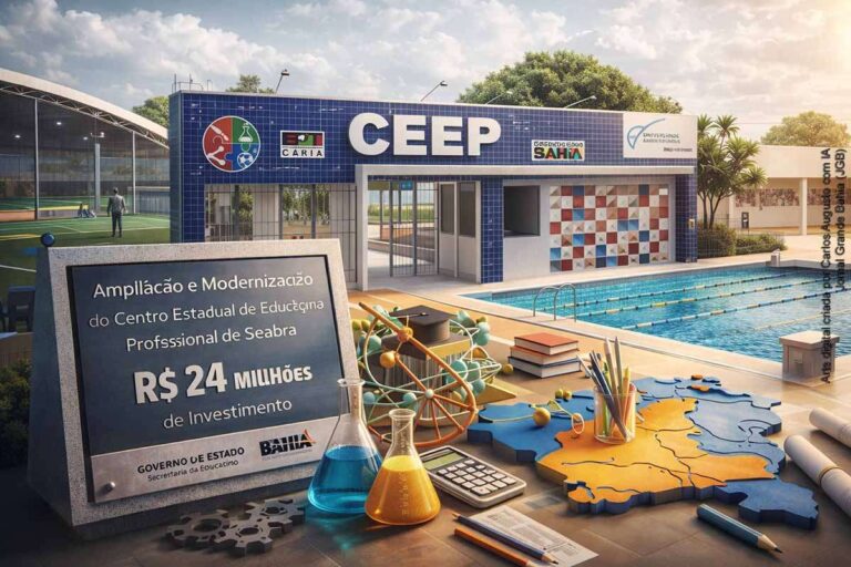 Governo da Bahia Investe R$ 24 Milhões em Ampliação do CEEP de Seabra para Fortalecer Ensino Técnico