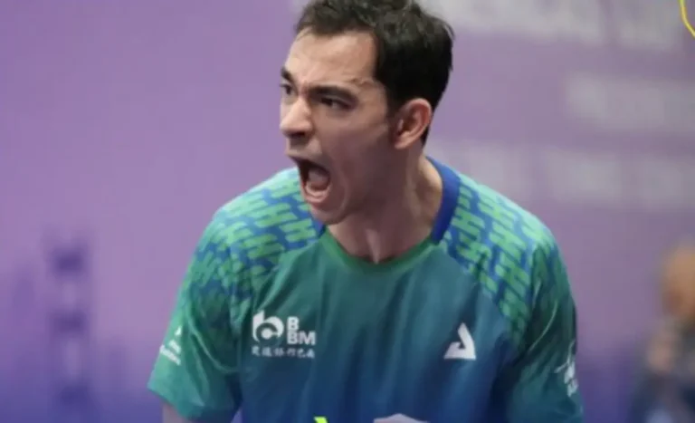 Hugo Calderano avança na Copa do Mundo: a duas vitórias do bicampeonato Hugo Calderano avança na Copa do Mundo: a duas vitórias do bicampeonato