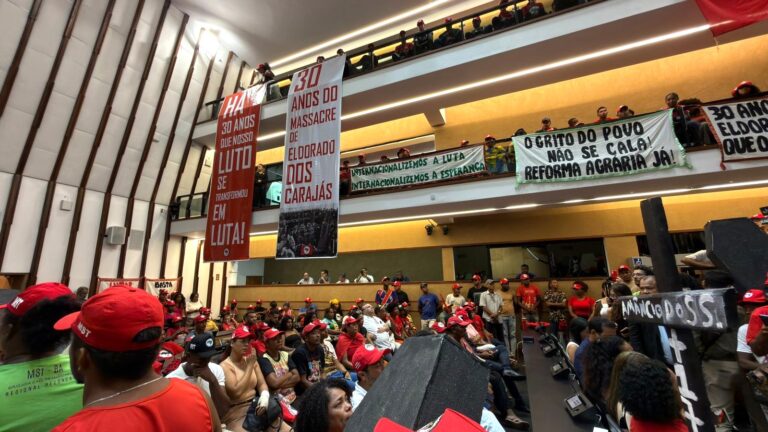 MST Comemora Dia de Luta pela Reforma Agrária em Ato Político na Alba