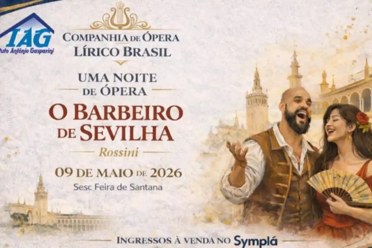 Ópera “O Barbeiro de Sevilha” em Feira de Santana: Duas Sessões Imperdíveis