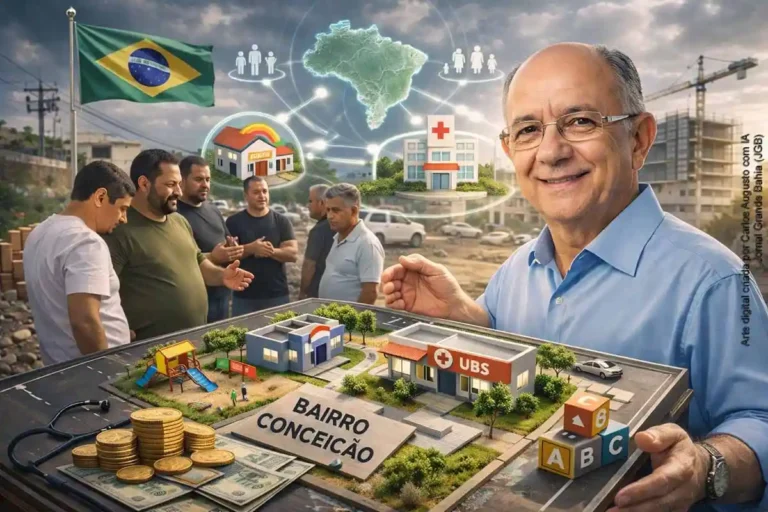 Prefeito José Ronaldo Planeja Construção de Creche e Posto de Saúde no Bairro Conceição, em Feira de