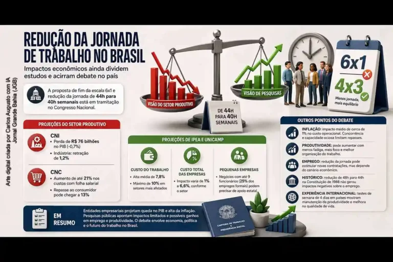 Redução da Jornada de Trabalho: Uma Nova Disputa Sobre Produtividade e Emprego no Brasil