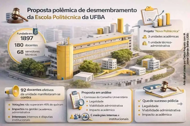 UFBA: Crise Interna e Mobilização Docente contra Desmembramento da Escola Politécnica UFBA: Crise Interna e Mobilização Docente contra Desmembramento da Escola Politécnica
