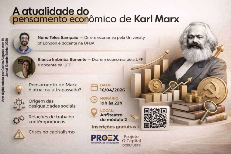 UFES Lança Palestra sobre Relevância do Pensamento Econômico de Karl Marx