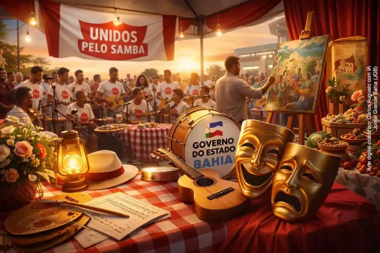 Unidos pelo Samba Celebra Teatro em Evento Cultural em Feira de Santana