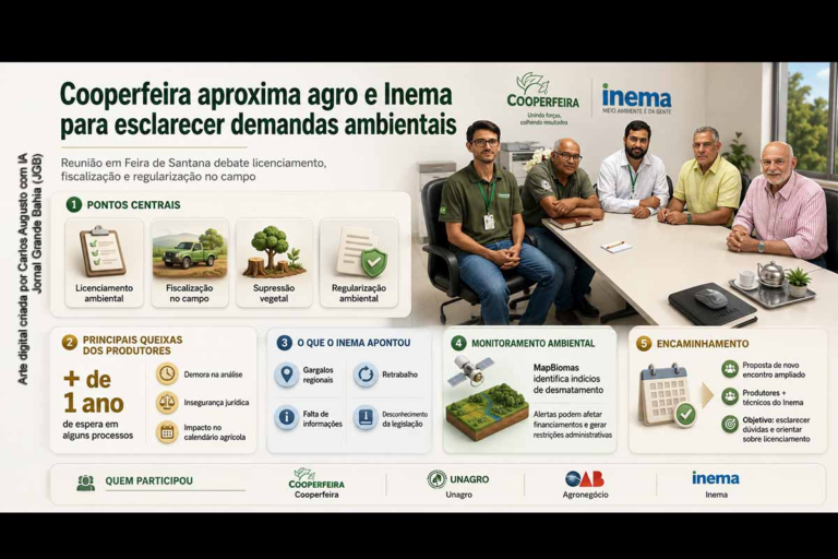 Cooperfeira e Inema Debatem Licenciamento Ambiental para Produtores Rurais