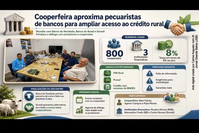 Cooperfeira Facilita Acesso ao Crédito Rural para Pecuaristas em Feira de Santana