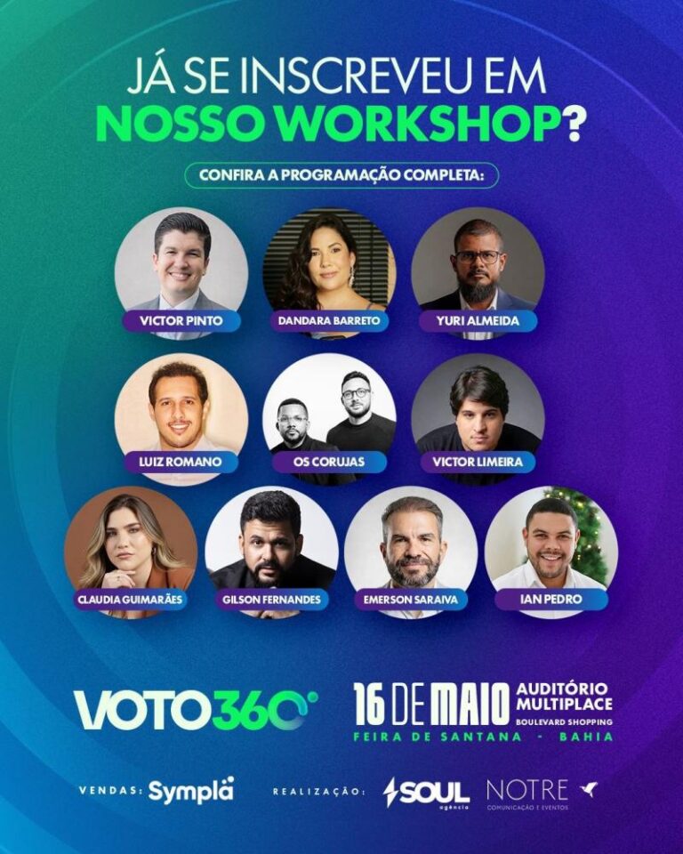 Voto 360°: Especialistas Discutem Comunicação Política em Feira de Santana