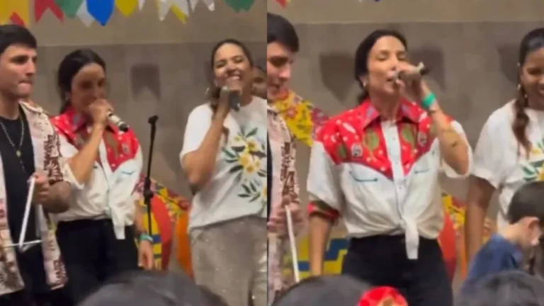 Ivete Sangalo surpreende com show exclusivo em festa junina escolar Ivete Sangalo surpreende com show exclusivo em festa junina escolar