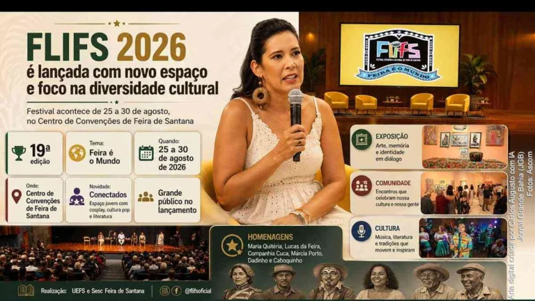 FLIFS 2026 anuncia novidades e homenagens no Centro de Convenções de Feira de Santana