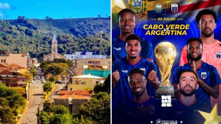 Torcida de Cabo Verde (MG) apoia seleção africana na Copa 2026 contra Argentina Torcida de Cabo Verde (MG) apoia seleção africana na Copa 2026 contra Argentina